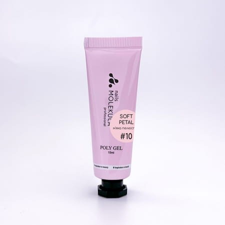 Molekula Professięnal Poly Gel Nr.10 Soft Petal.jpg